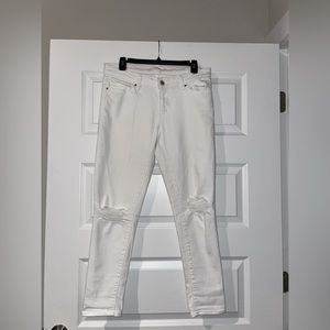 Levi Strauss 711 Skinny White Jeans